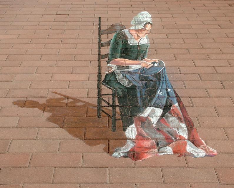 Chalk Art, Street drawing