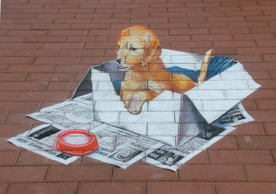 Chalk Art, Street drawing