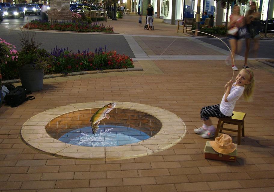 Chalk Art, Street drawing