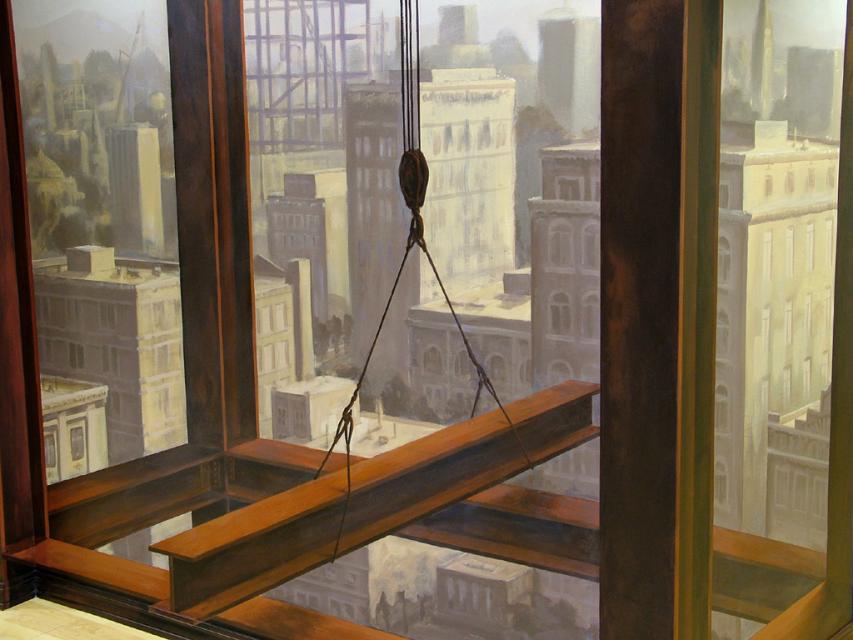 Elevator Mural