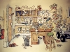 sketch mural